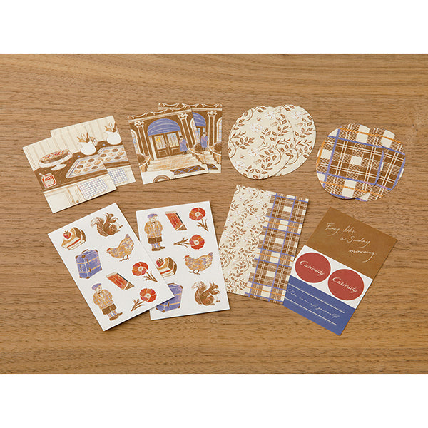 Brown Decoration Sticker Set · Midori