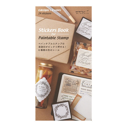 Sticker Book for Paintable Stamps · Midori