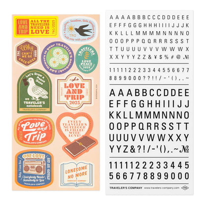 2025 TRAVELER'S Diary Sticker Set