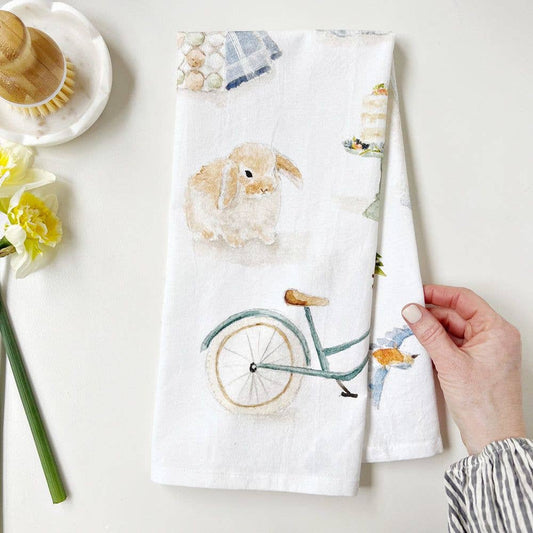 Springtime Tea Towel · emily lex studio