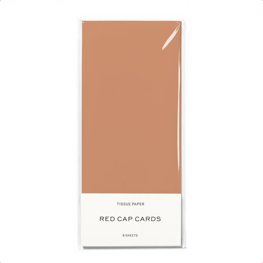 Peach Tissue Paper · Red Cap Cards