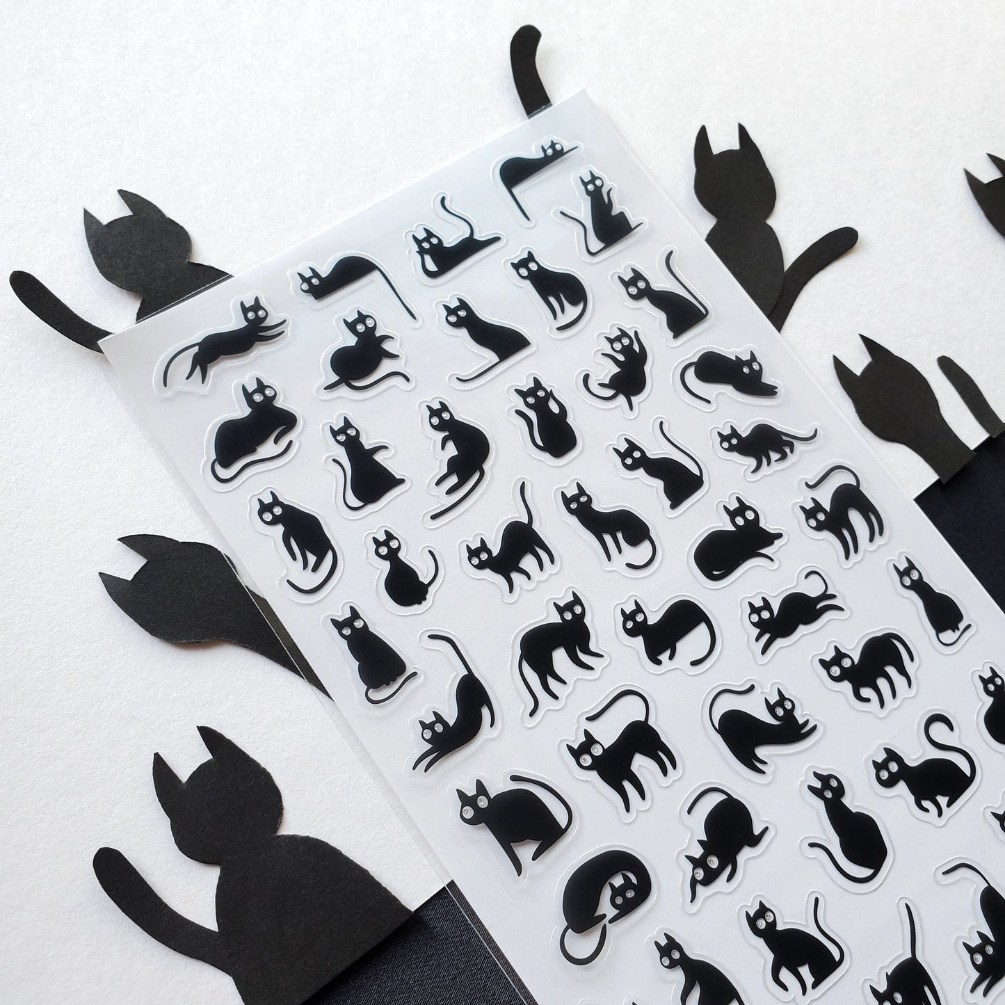 Mini Black Cats Sticker Sheet · STICKII