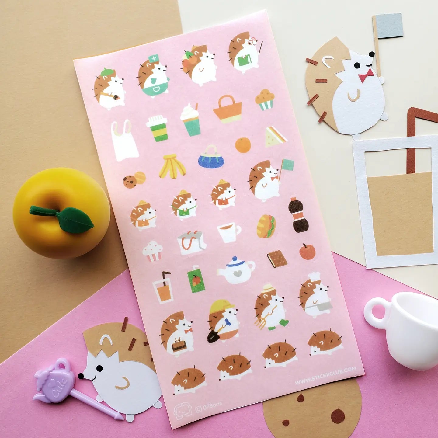 Career Critters Sticker Sheet · STICKII