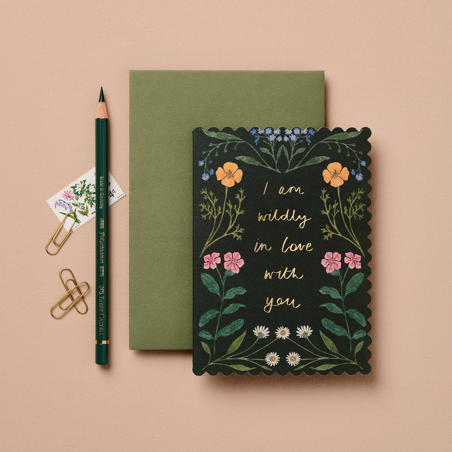 Wildflower 'Wildly in Love With You' Card · Wanderlust Paper Co.