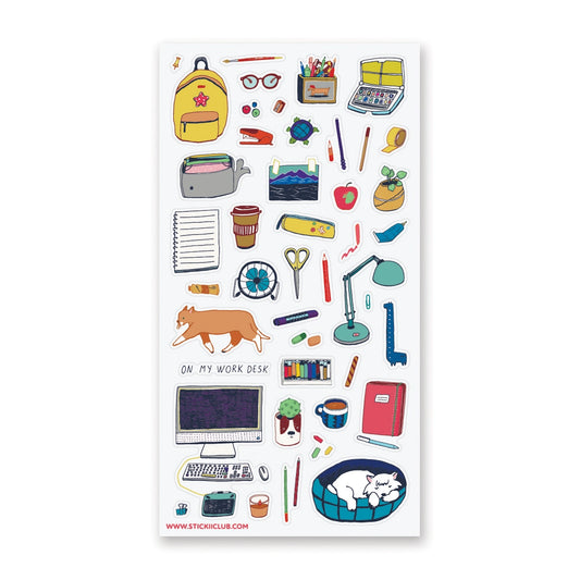 On My Desk Sticker Sheet · STICKII