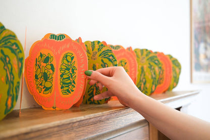Pumpkins Concertina Garland · East End Press