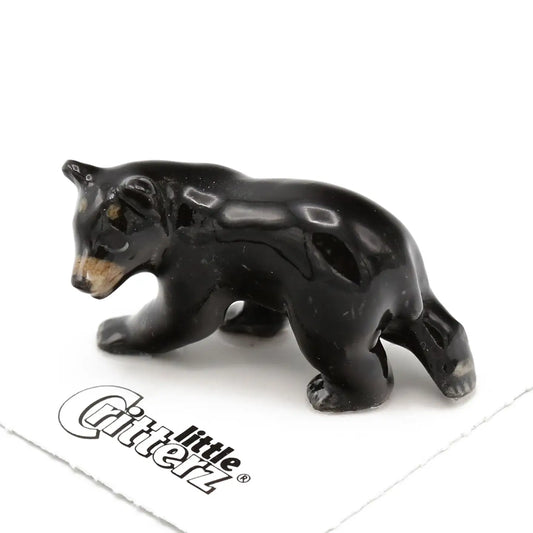 Blueberry Black Bear Porcelain Miniature · Little Critterz