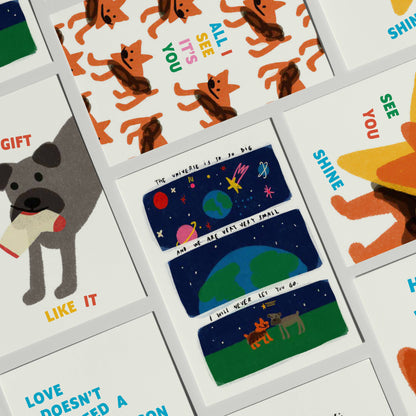 The Universe Greeting Card  · Andrea Caceres