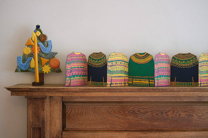 Fairisle Sweaters Concertina Garland · East End Press