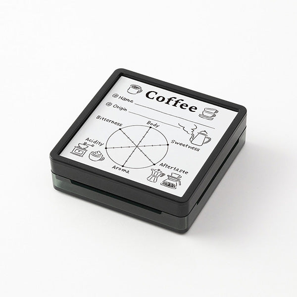 Coffee Pre-Inked Paintable Stamp · Midori