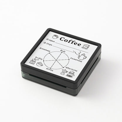 Coffee Pre-Inked Paintable Stamp · Midori
