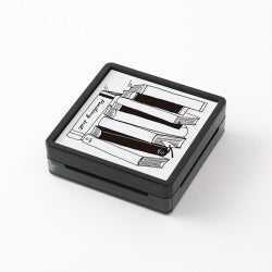 Reading List Pre-Inked Paintable Stamp · Midori