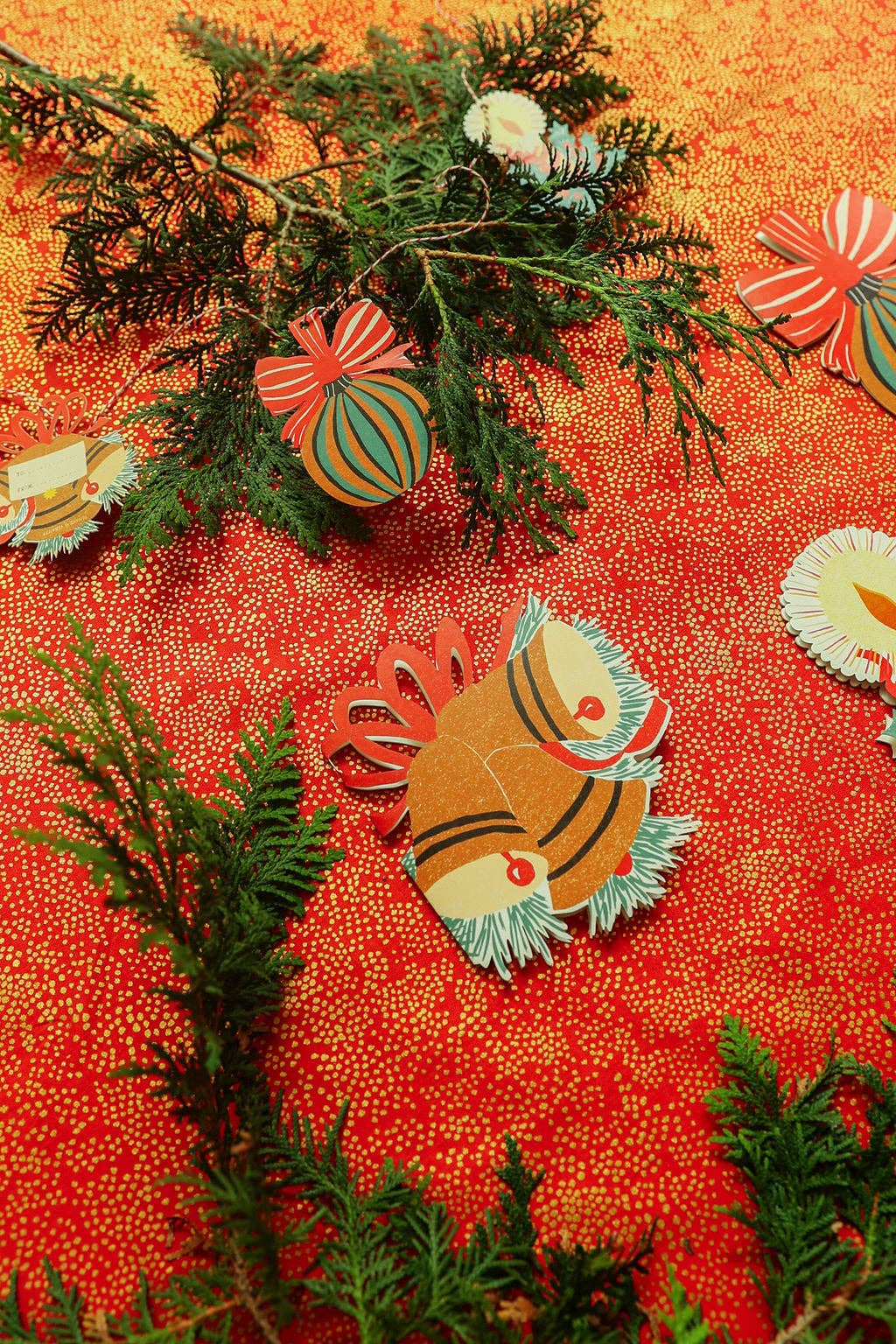 Jingle Bells Gift Tags《Set of 6》 · Isatopia