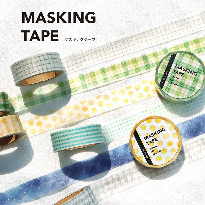 Blue Dots Pattern Washi Tape · Mind Wave
