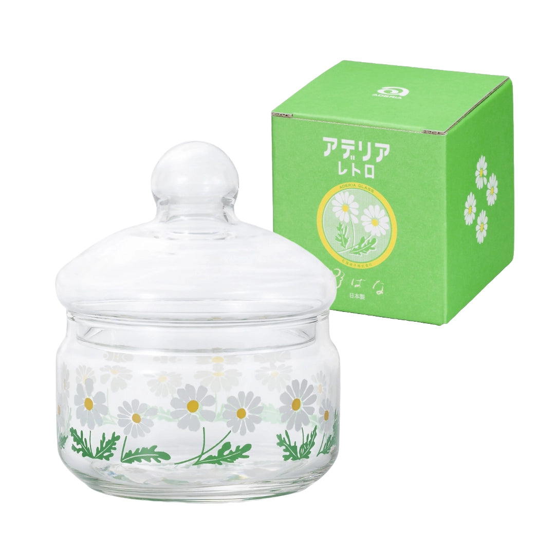 Wildflower Small Glass Bonbon Jar · Aderia Retro