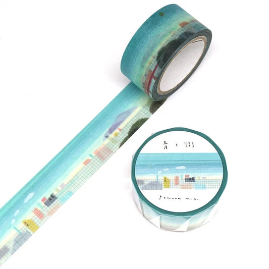 Blue and Town Washi Tape · Miki Tamura