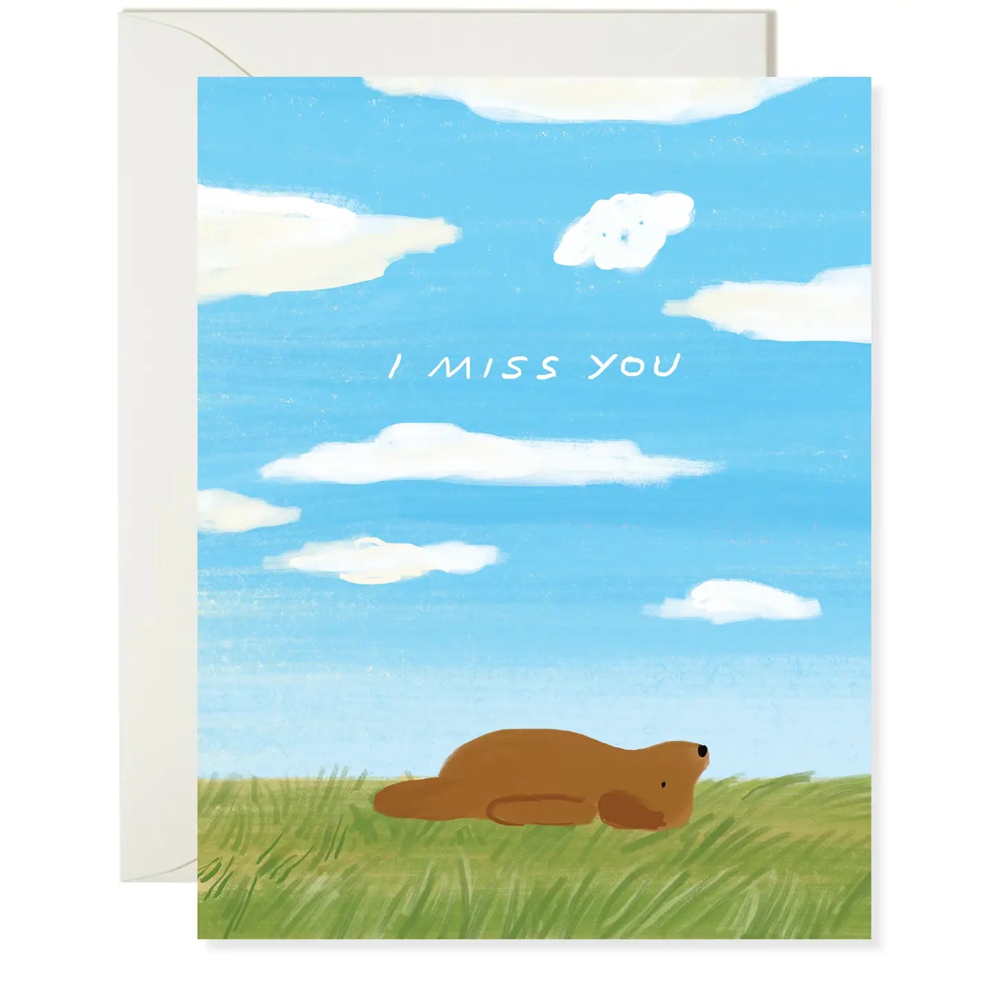 Miss You Dog Greeting Card · Karen Schipper