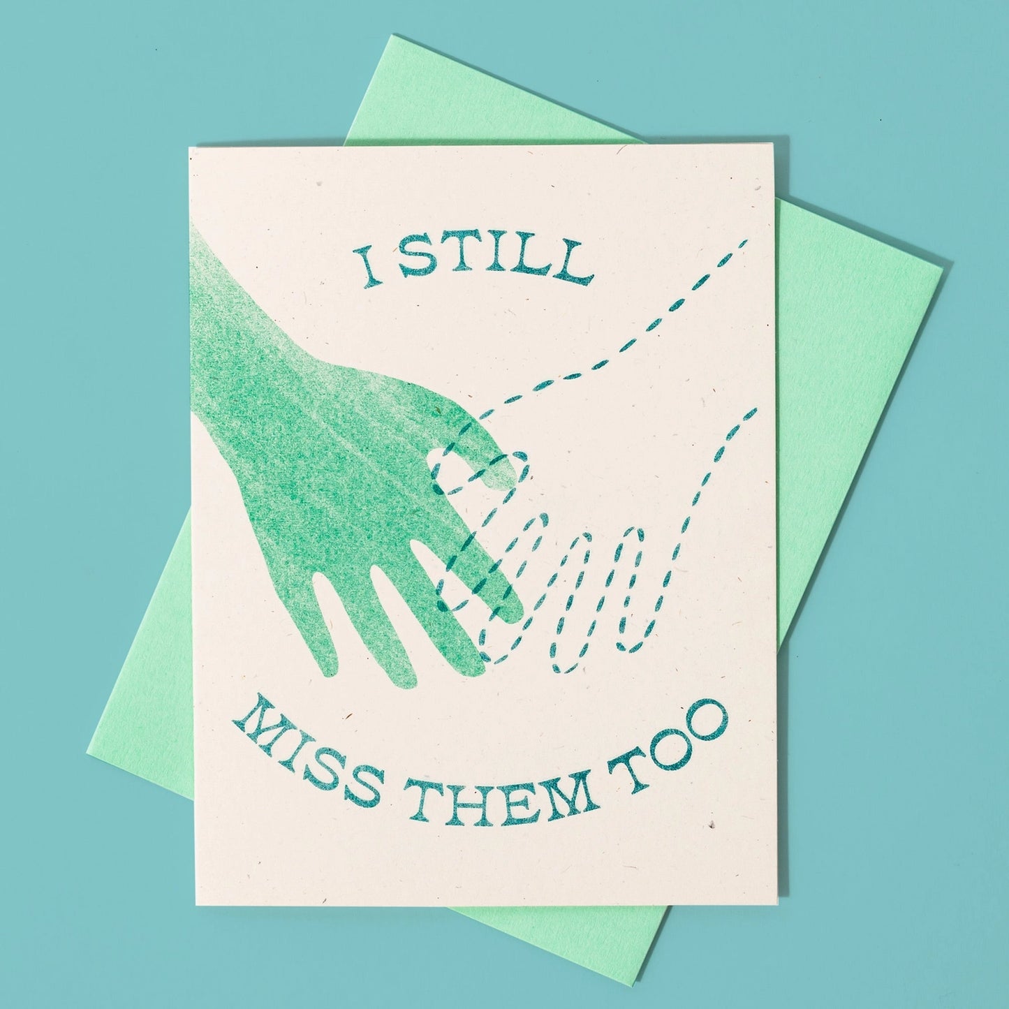 Hands Risograph Sympathy Card · Bromstad Printing Co.