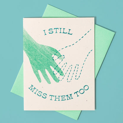 Hands Risograph Sympathy Card · Bromstad Printing Co.