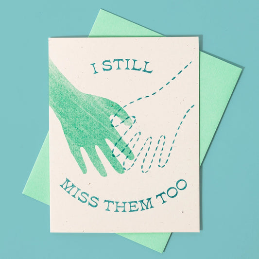 Hands Risograph Sympathy Card · Bromstad Printing Co.