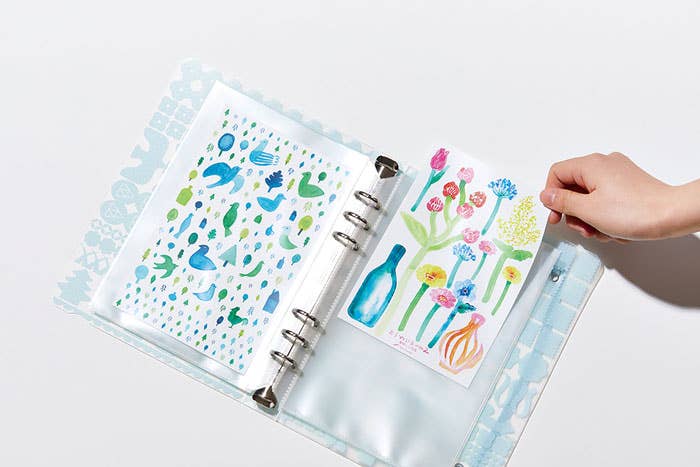 Pink OTONA Sticker Collection Binder · King Jim