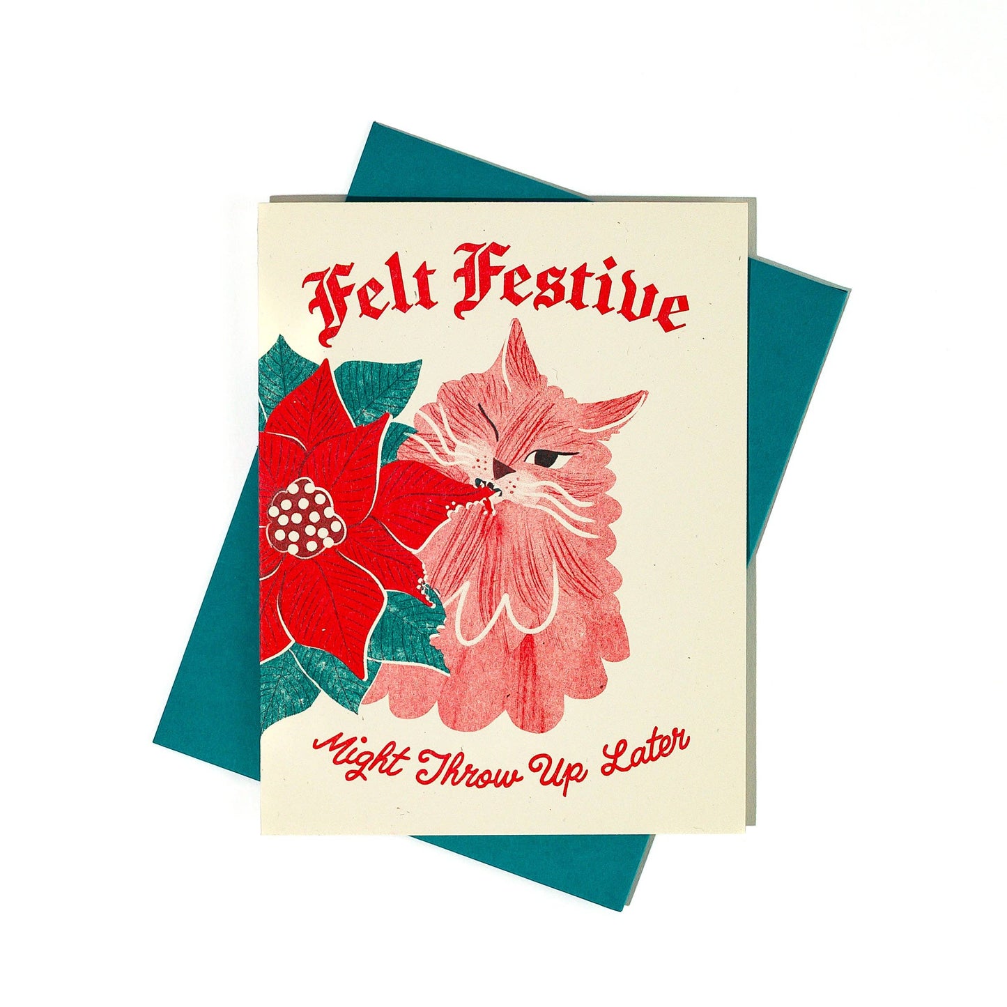 Felt Festive Holiday Card · Bromstad Printing Co.