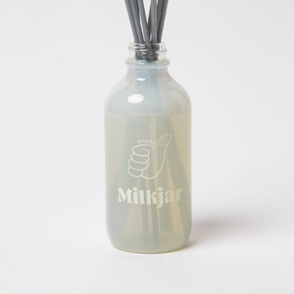 Dandy (Mahogany, Firewood & Pine) 4oz Reed Diffuser · Milk Jar Candle Co.