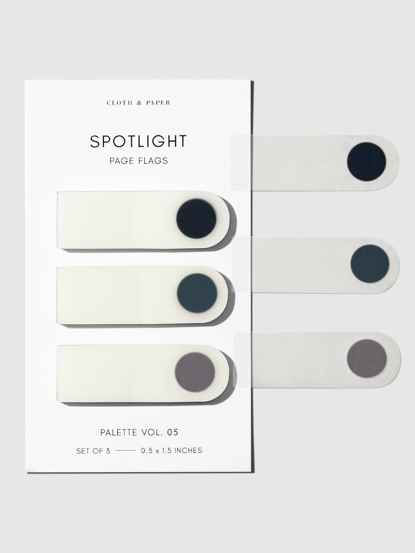Vol. 1E Spotlight Page Flag Set · Cloth & Paper
