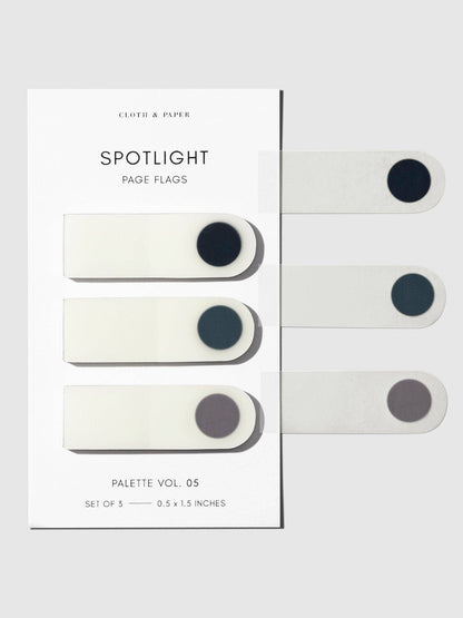 Vol. 1E Spotlight Page Flag Set · Cloth & Paper