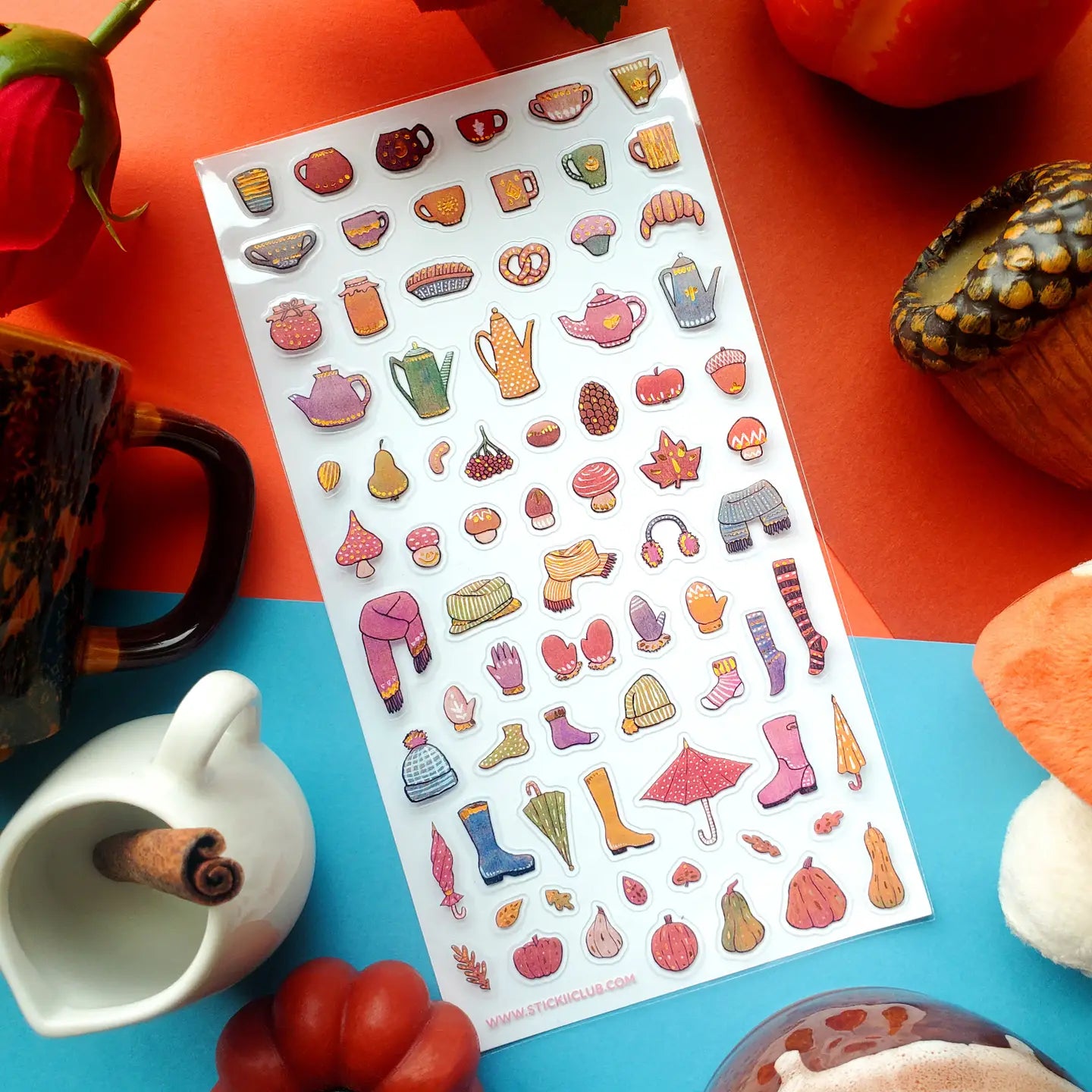 Fall Essentials Sticker Sheet · STICKII