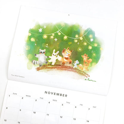 Into the Wild 2026 Wall Calendar · Amelia Haru