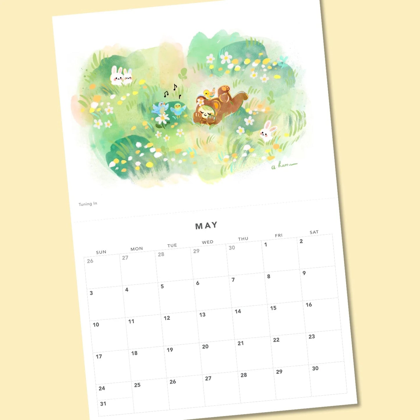 Into the Wild 2026 Wall Calendar · Amelia Haru