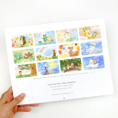 Into the Wild 2026 Wall Calendar · Amelia Haru