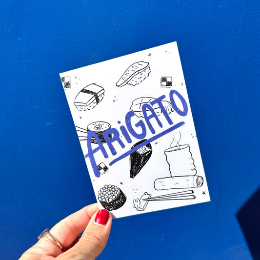 Arigato Mini Card Set of 6 · Paper Plant Co