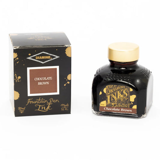 Chocolate Brown Ink 80ml · Diamine Ink