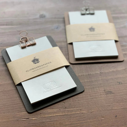 Cocoa Small Clipboard & Paper Set Set · OEDA Letterpress