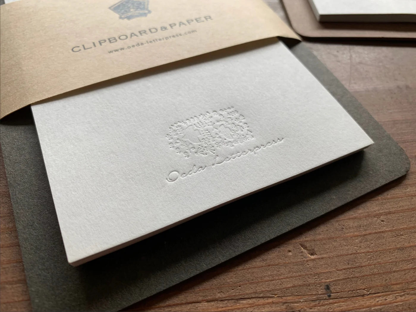 Cocoa Small Clipboard & Paper Set Set · OEDA Letterpress