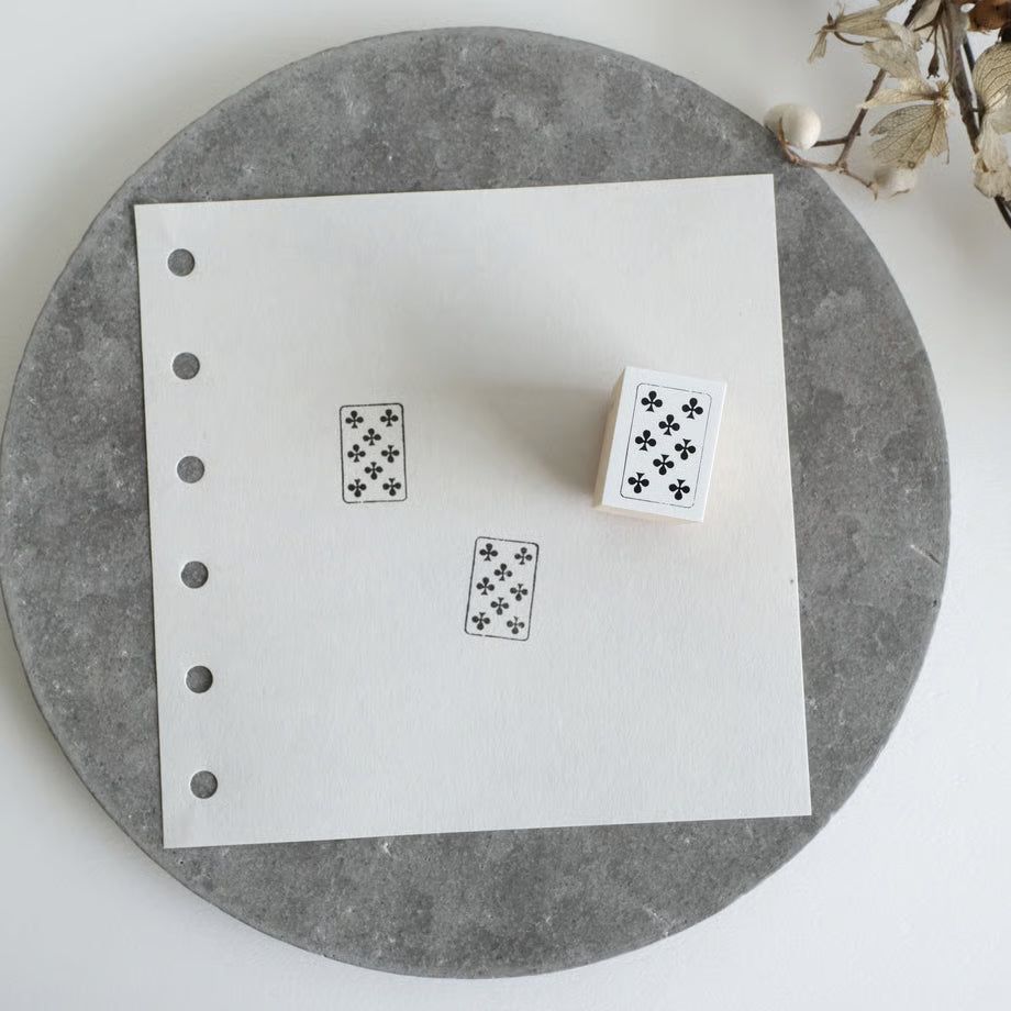 Clover 8 Rubber Stamp · Yohaku