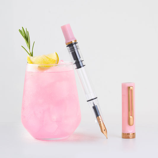 TWSBI ECO Pink Lemonade w/Bronze Fountain Pen《Fine》