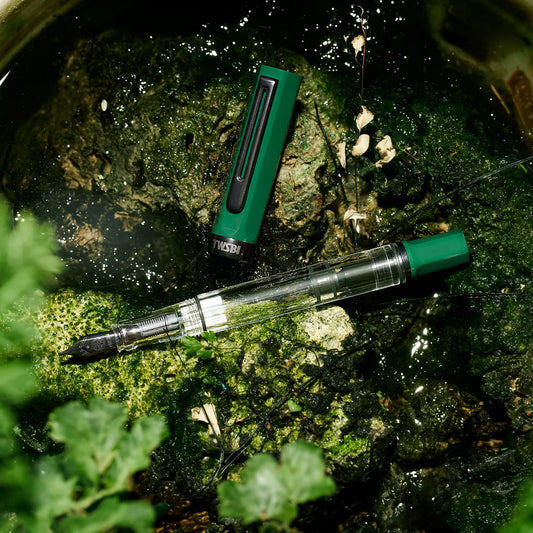 TWSBI ECO Irish Green + Oynx Fountain Pen · Fine