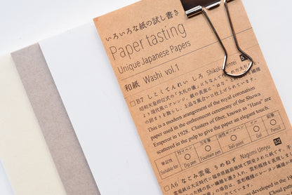Washi vol. 2 Paper Tasting · Yamamoto Paper