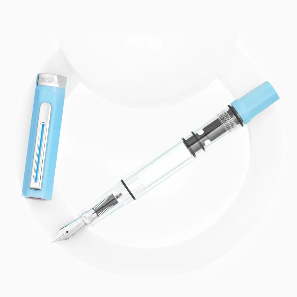 TWSBI ECO Sky Blue Fountain Pen · Fine