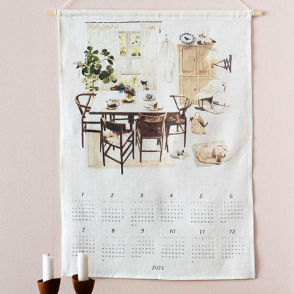 2025 Linen Calendar / My Cozy Room · Fog Linen Work