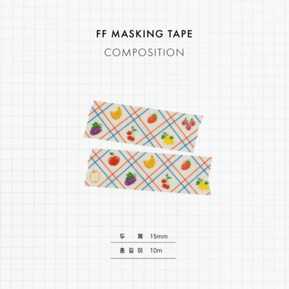 Fruits Tablecloth Masking Tape · Fruit Fries