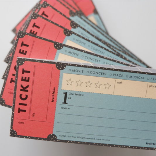 Ticket Review Memopad · Fruit Fries