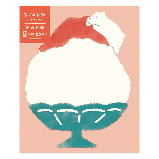Pastel Bear Dessert Riso Letter Set