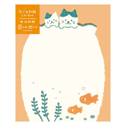 Orange Cat Fishbowl Notepad