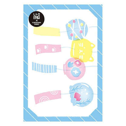 Pastel Wind Chime Riso Postcard