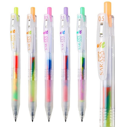 0.5mm Sarasa Clip Marble Color Pen · Zebra