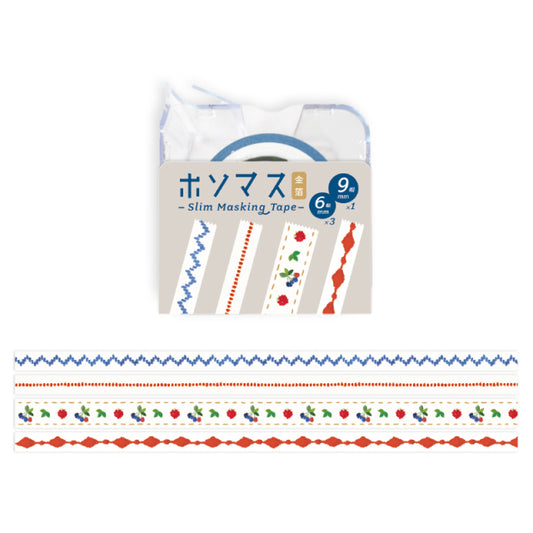Stitch Hosomasu Masking Tapes with Case · Ryu-Ryu
